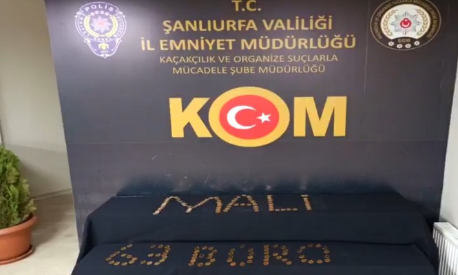 Şanlıurfa’da sahte altın operasyonu: 14 gözaltı