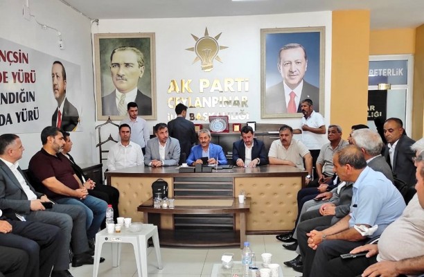 AK Parti Ceylanpınar’da temayül yoklaması yapıldı