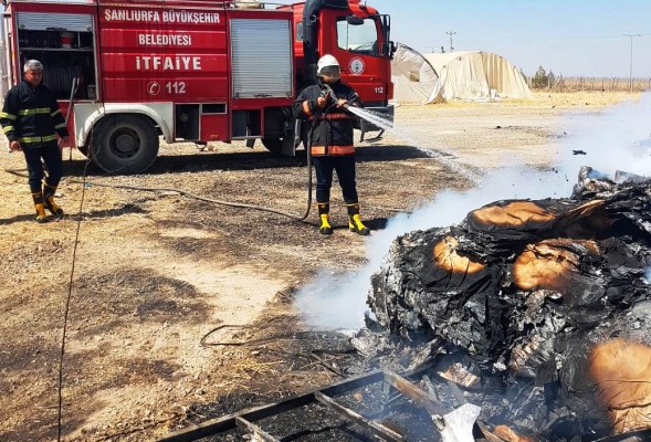 Çadırkent Kampı’nda yangın