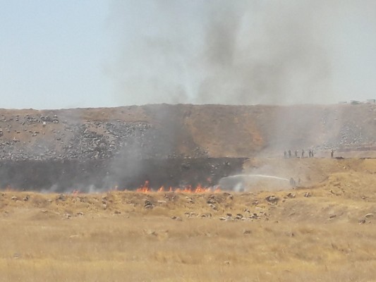 Jandarma ekipleri yangına seferber oldu