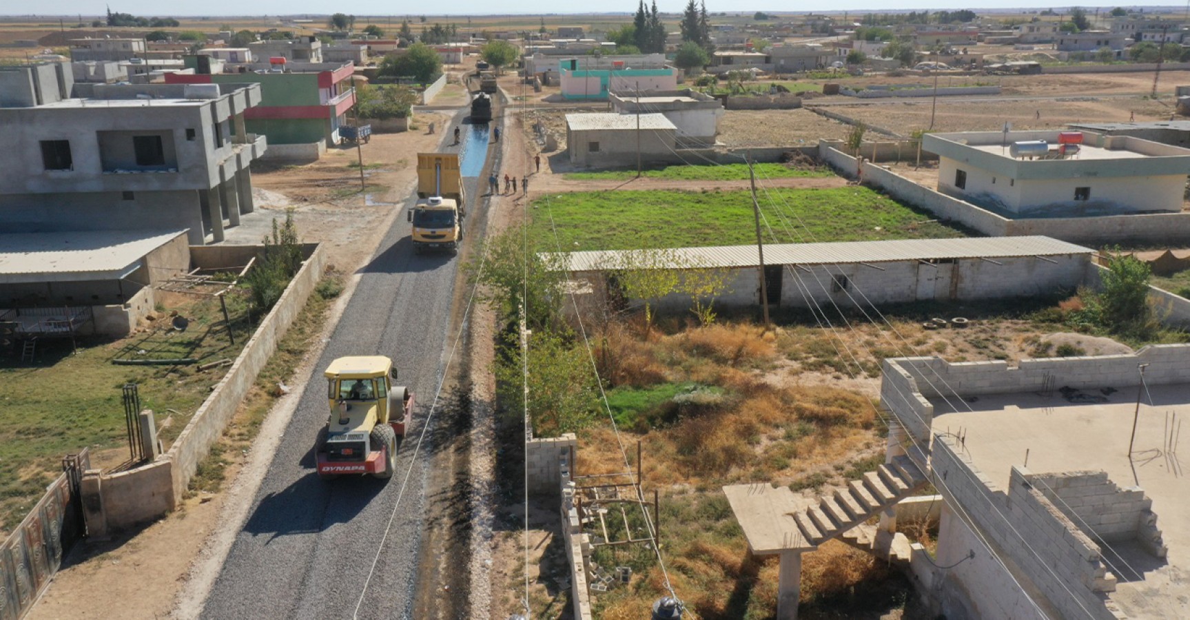 Akçakale’de kırsal mahallede asfalt çalışması tamamlandı