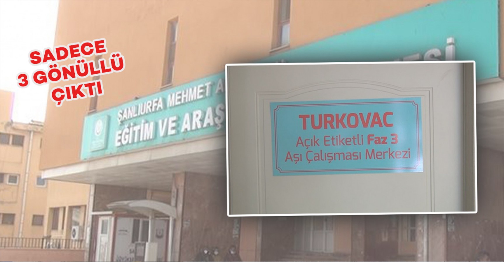 Urfa’da yerli aşıya gönüllü bulunamıyor