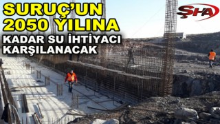 Suruç’un içme suyu sorunu tarihe karışıyor