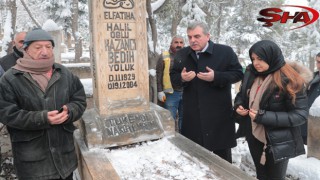 Kazancı Bedih mezarı başında anıldı