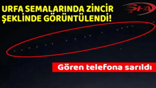 Urfa'da gökyüzünde şaşkınlık yaratan görüntü!