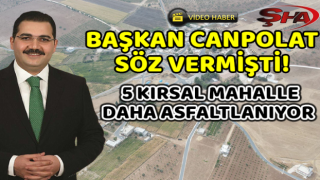 Haliliye'de asfalt seferberliği sürüyor