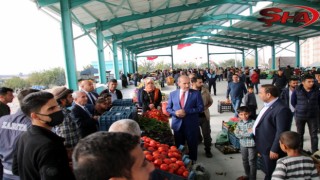 AKÇAKALE SEMT PAZARINDA İLK PAZAR KURULDU