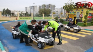 Haliliye'de çocuk trafik parkında eğitimler başladı