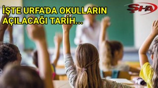 Urfa'da okullar açılıyor