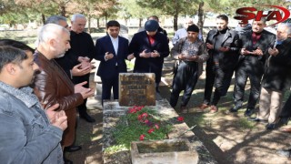 Abdullah Balak kabri başında dualarla anıldı