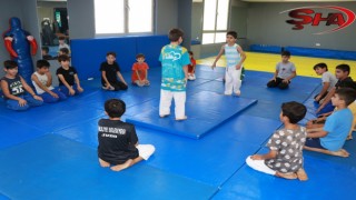 Judo kursu ile minikler şampiyonalara hazırlanıyor