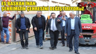 VİRANŞEHİR CADDELERİ RENKLİ BEGONİT TAŞLARLA GÜZELLEŞİYOR